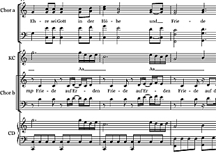 Aus der Weihnachtspopkantate Und Friede auf Erden